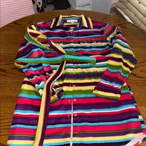 Bright serape style dress
